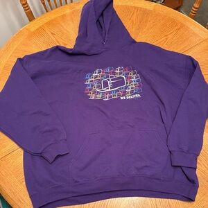 Gildan Heavy Blend Purple Plus size Sweatshirt Mailbox USPS Rural carrier clerk